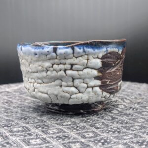 White CrackleTea Bowl